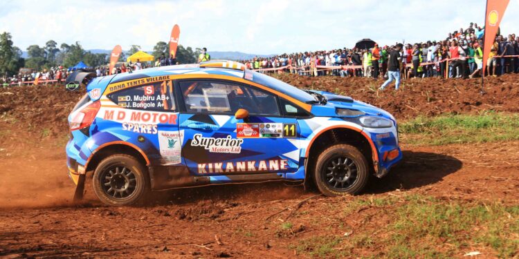 Rio Smith and Duncan Mubiru Win First Day of the Pearl of Africa Uganda Rally 2023